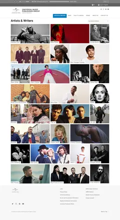 Universal Music Publishing Group screenshot 1